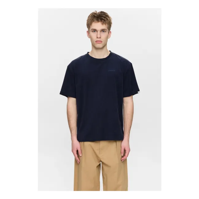 Akvillads Frotte T-shirt | Dark Blue