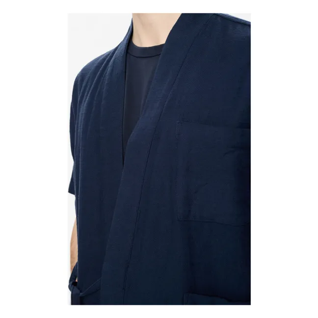 Kimono Manches Courtes Akjesper Twill | Bleu foncé