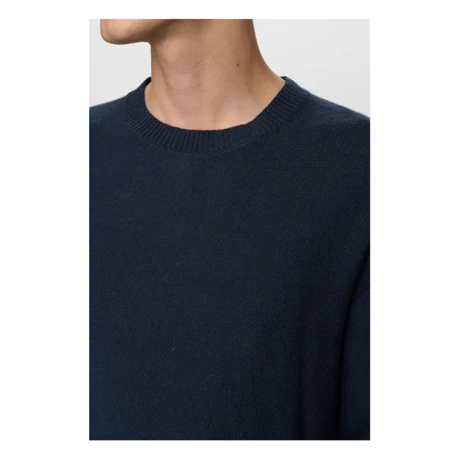 Pull Akebbe Coton | Bleu foncé