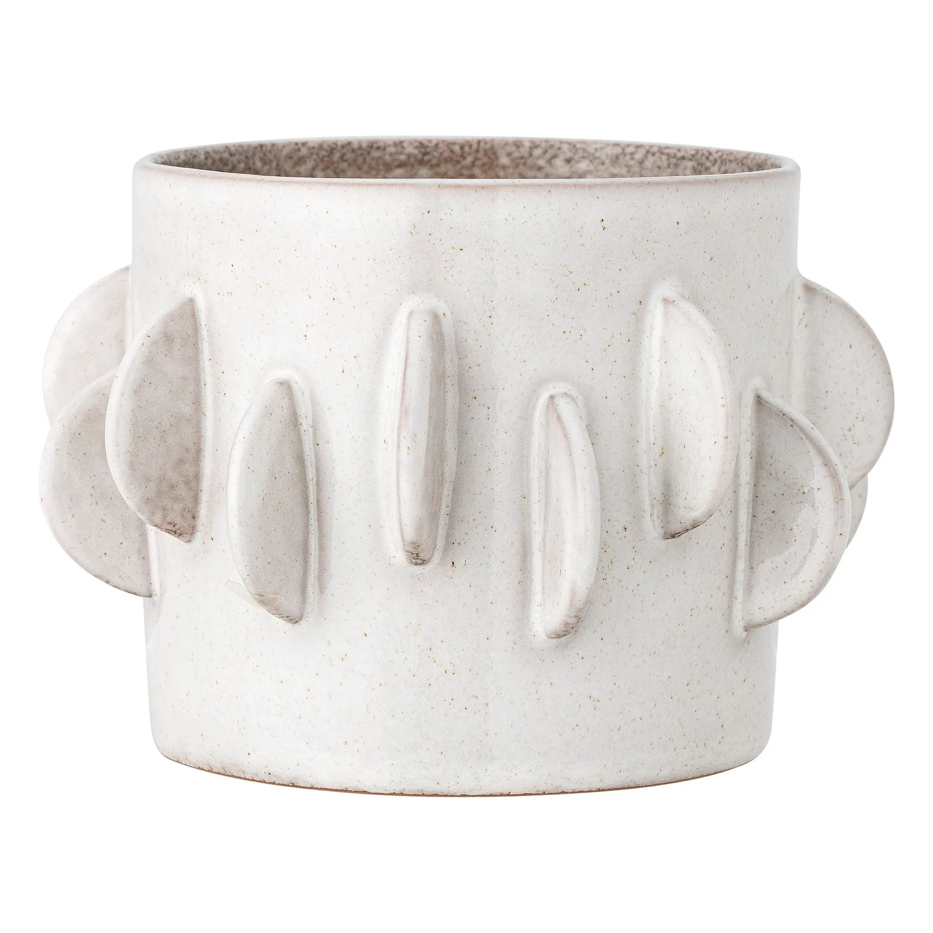 Bloomingville White Roza Stoneware Pot