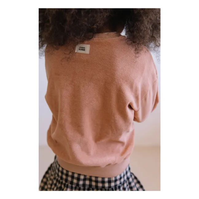 Sweat Bart Eponge Coton Bio | Vieux Rose
