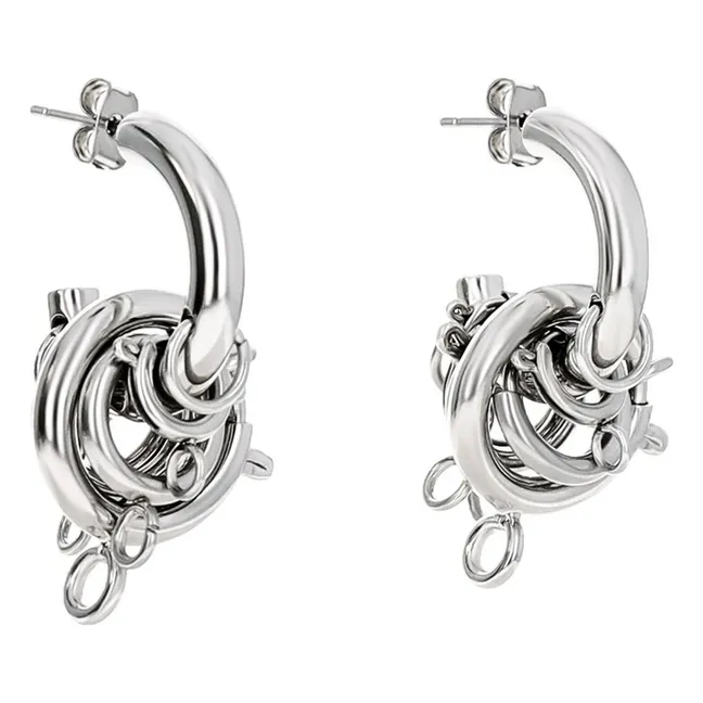 Jay Earrings | Silver