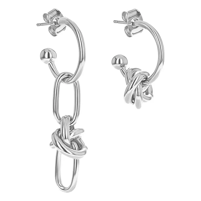 Daria Earrings | Silver