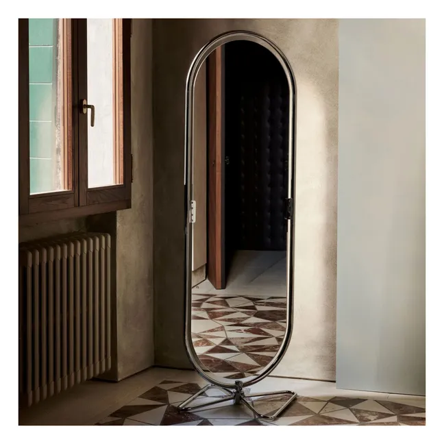 Miroir system 1,2,3, base butterfly - Verner Panton | Chromé