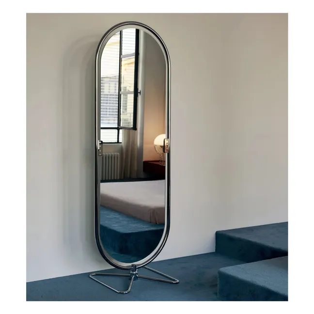 Miroir system 1,2,3, base butterfly - Verner Panton | Chromé
