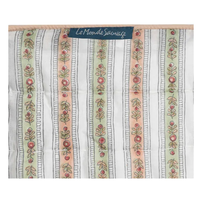 Quilt-Tagesdecke Cosmique Lappi | Blasses Grün