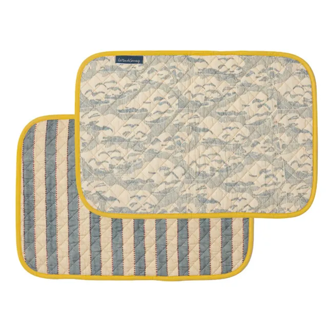 Wendetischset New York - 4er-Set | Blau