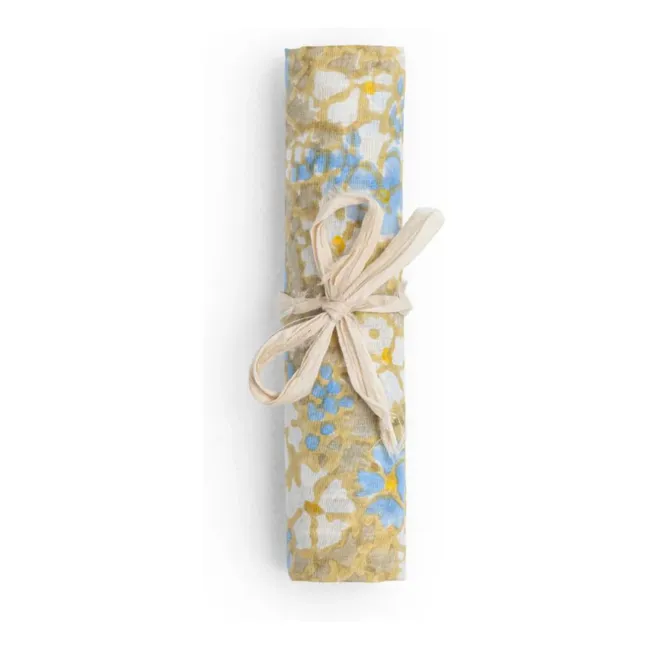 Madras napkin - Set of 8 | Yellow
