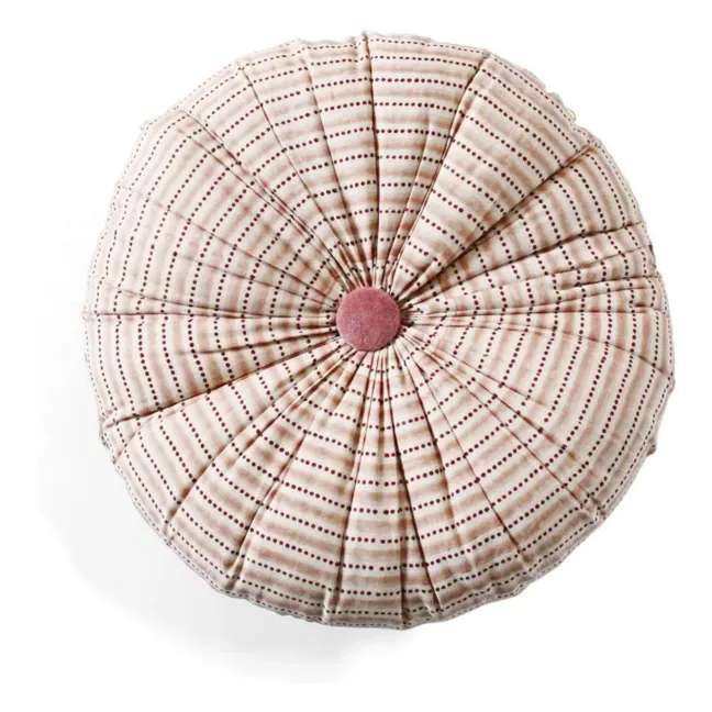Coussin rond Totoro Goa | Rose pâle