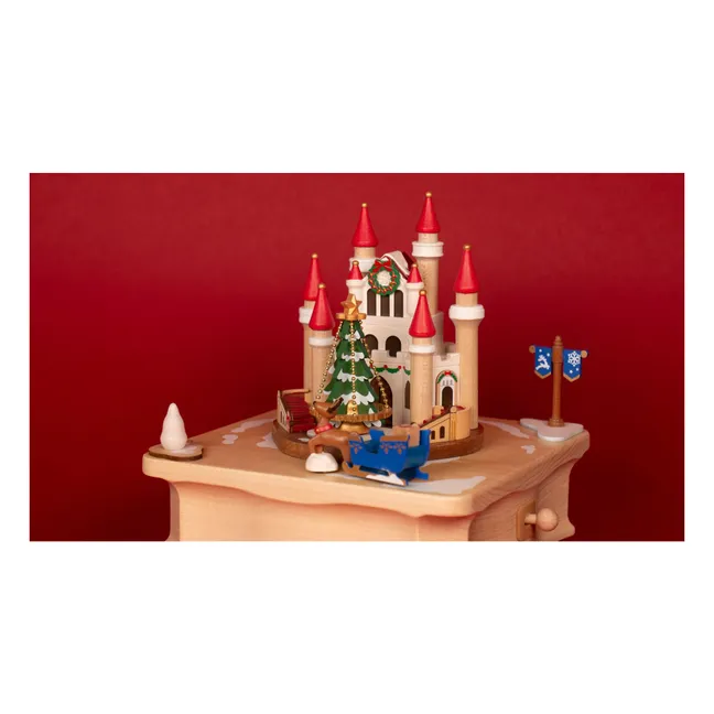 Boîte à musique Château de Noël