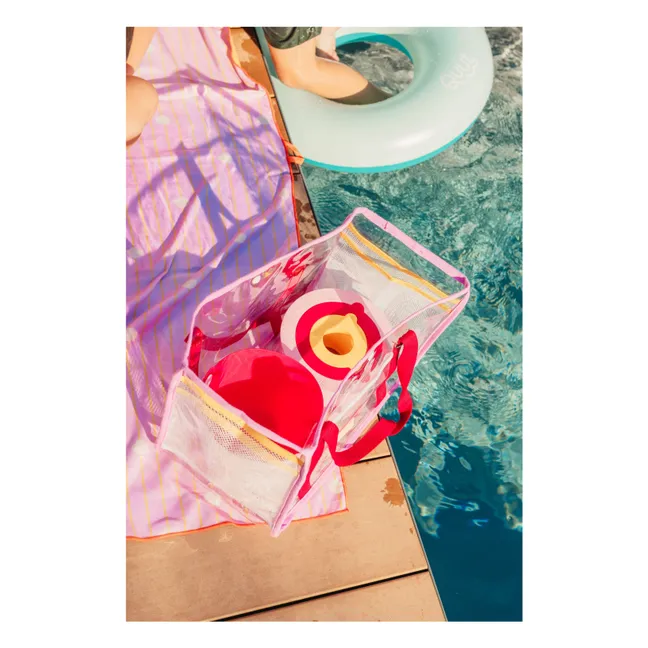 Set d'essentiels de plage | Rouge