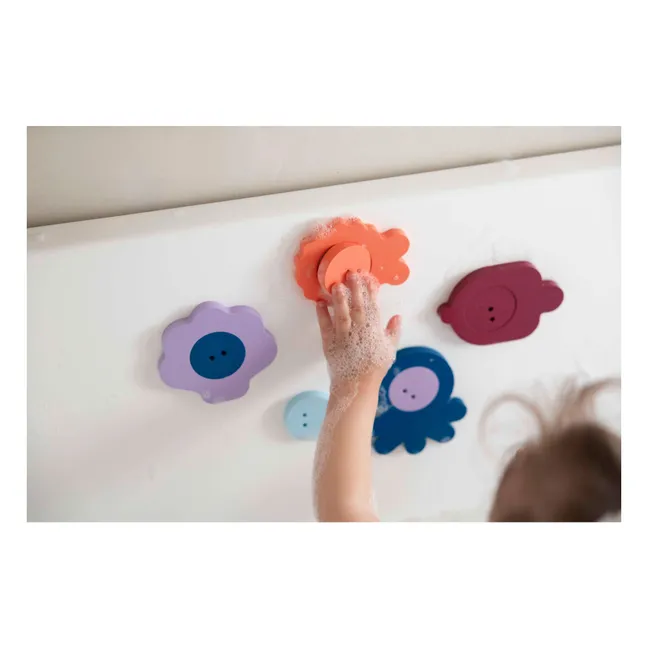 Seaside bath puzzle | Burgundy