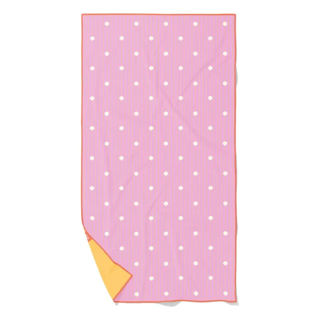 Serviette de plage en microfibre Maison de Poupées | Jaune
