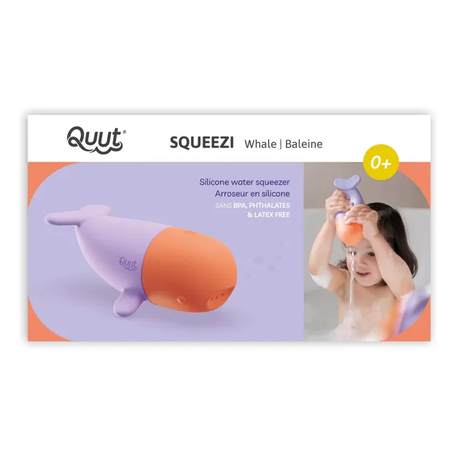 Juguete de baño Squeezi Whale | Lila