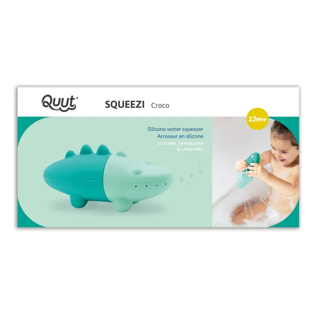 Juguete de baño Squeezi Croco | Verde