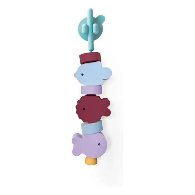 Beedi stacking beads | Burgundy