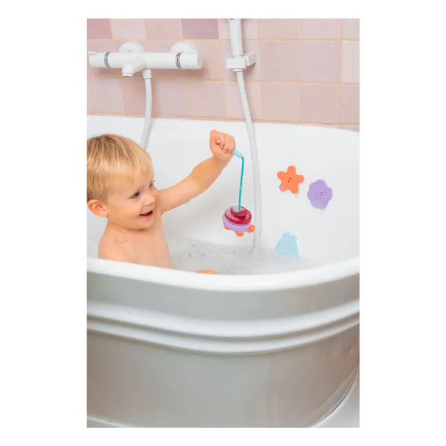Bord de Mer bath fishing game | Burgundy