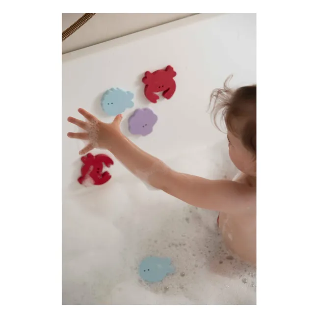 Bord de Mer bath fishing game | Burgundy
