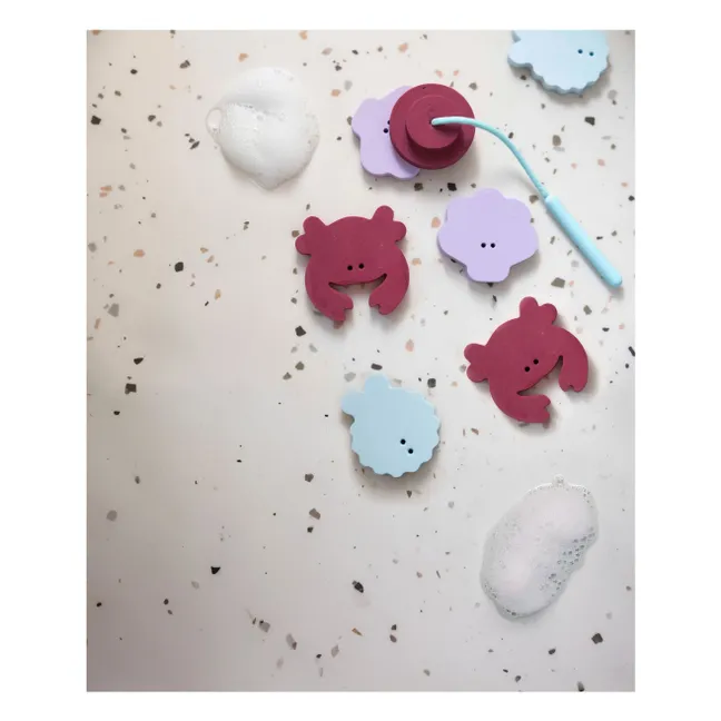 Bord de Mer bath fishing game | Burgundy