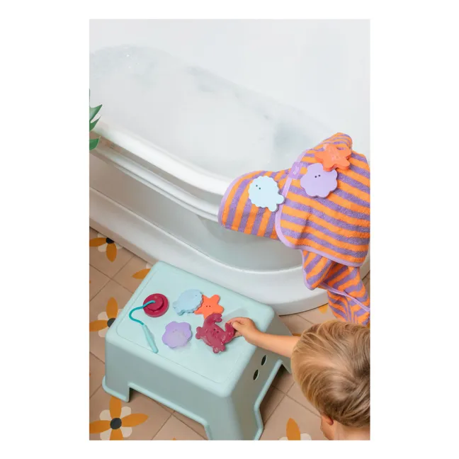 Bord de Mer bath fishing game | Burgundy