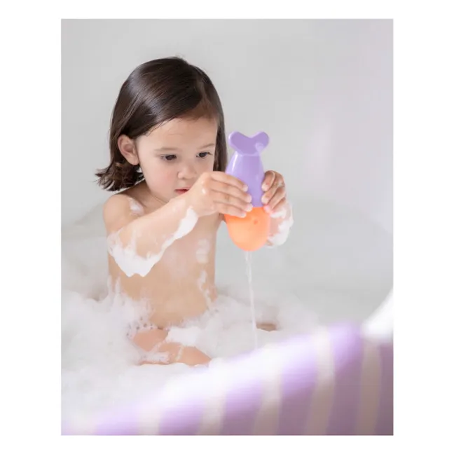 Jouet de bain Squeezi Baleine | 	Lilas