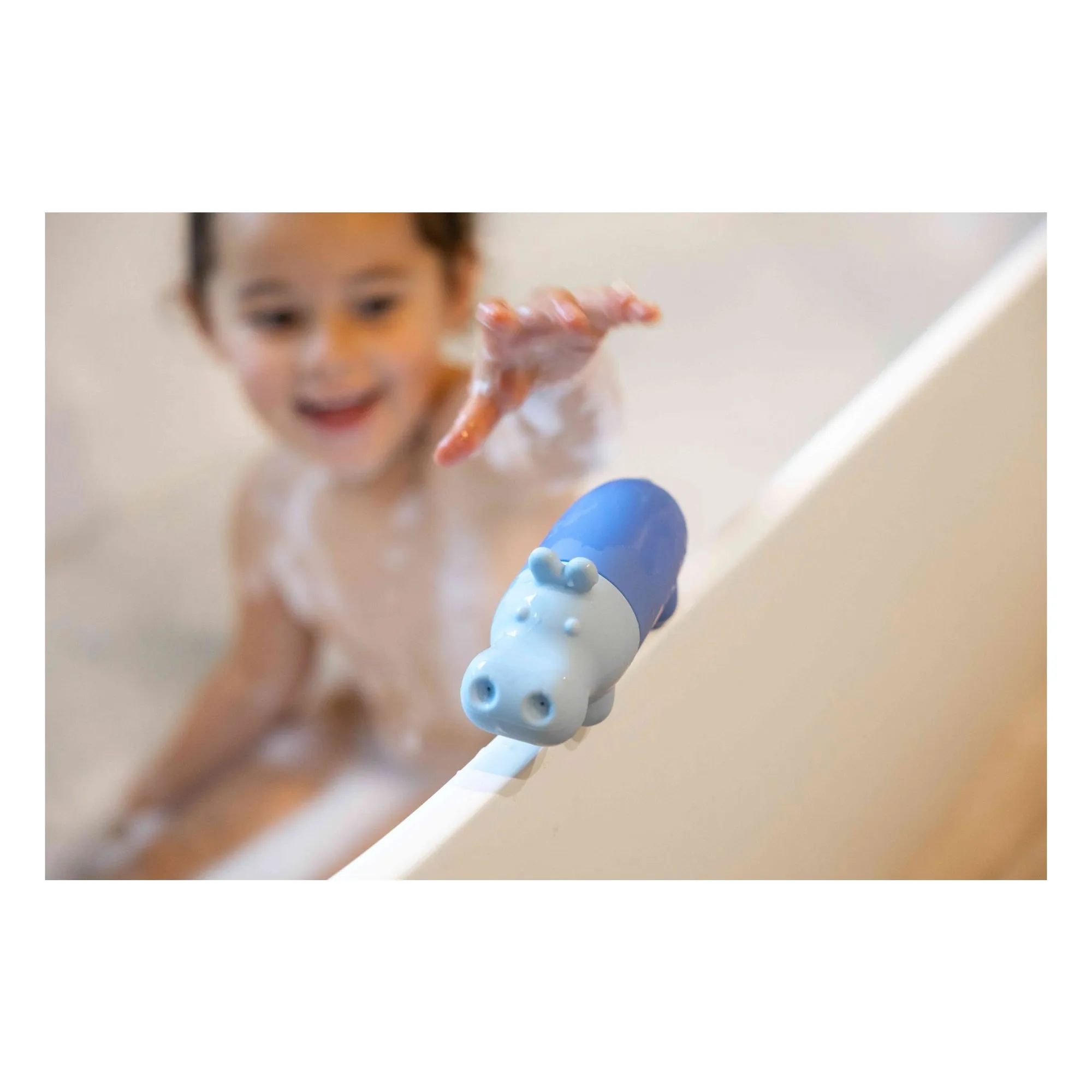 Juguete de baño Squeezi Hippo | Azul- Imagen del producto n°7