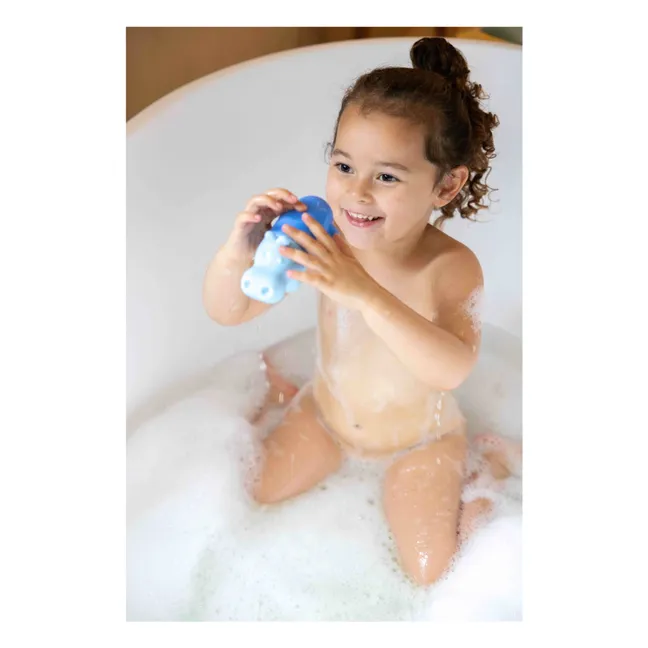 Juguete de baño Squeezi Hippo | Azul