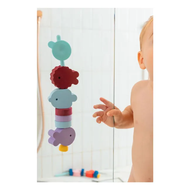 Beedi stacking beads | Burgundy