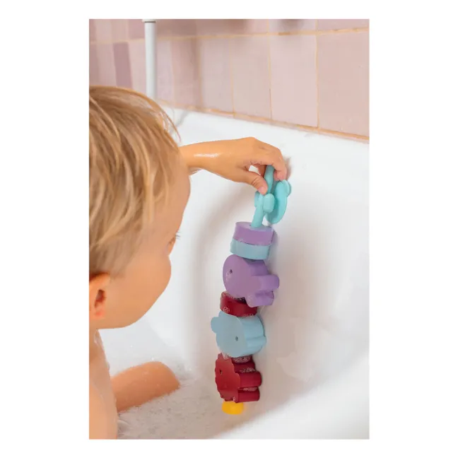 Beedi stacking beads | Burgundy