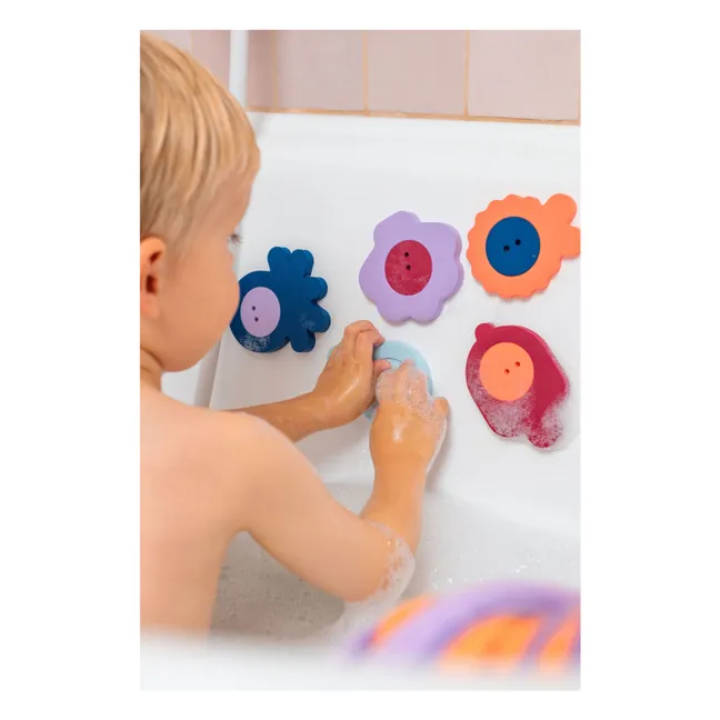 Seaside bath puzzle | Burgundy