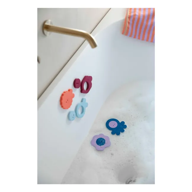 Seaside bath puzzle | Burgundy