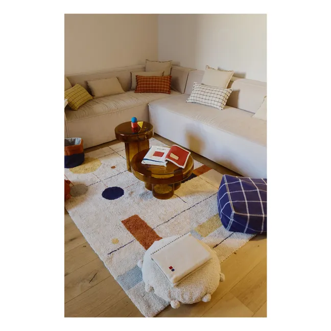 Alfombra de formas geométricas | Beige