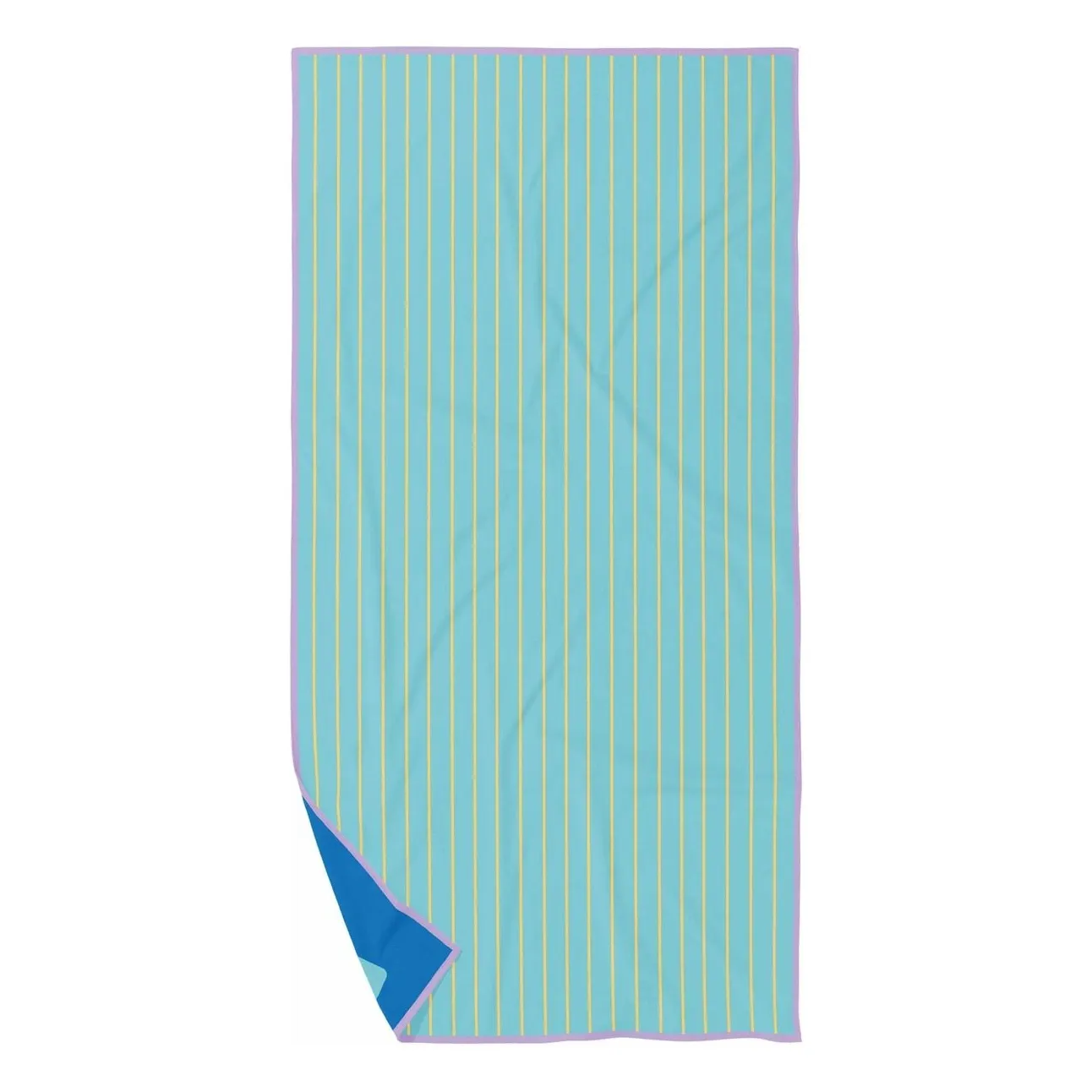 Serviette de plage en microfibre Echelle et Serpent | Bleu- Image produit n°3