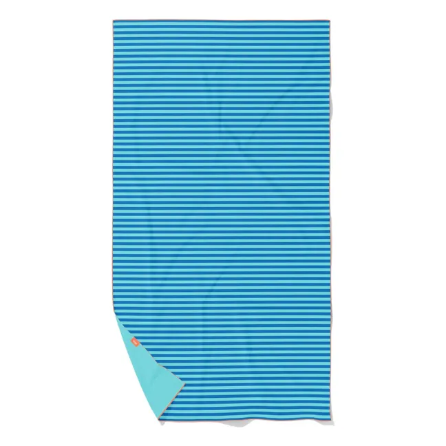 Serviette de plage en microfibre Circuit | Bleu