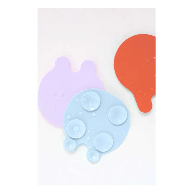 Grippi bath mats - Set of 8 | Coral