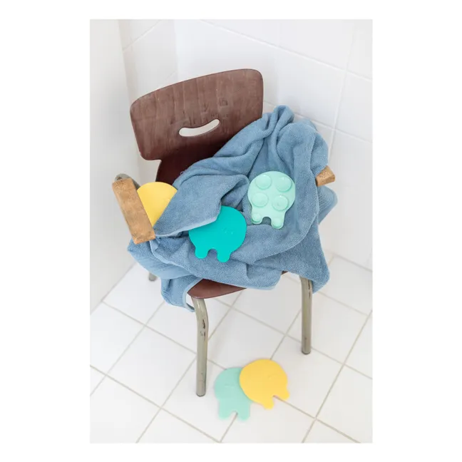 Grippi bath mats - Set of 8 | Yellow