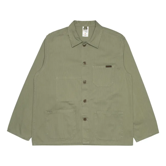 Buddy Chore Herringbone overshirt | Khaki