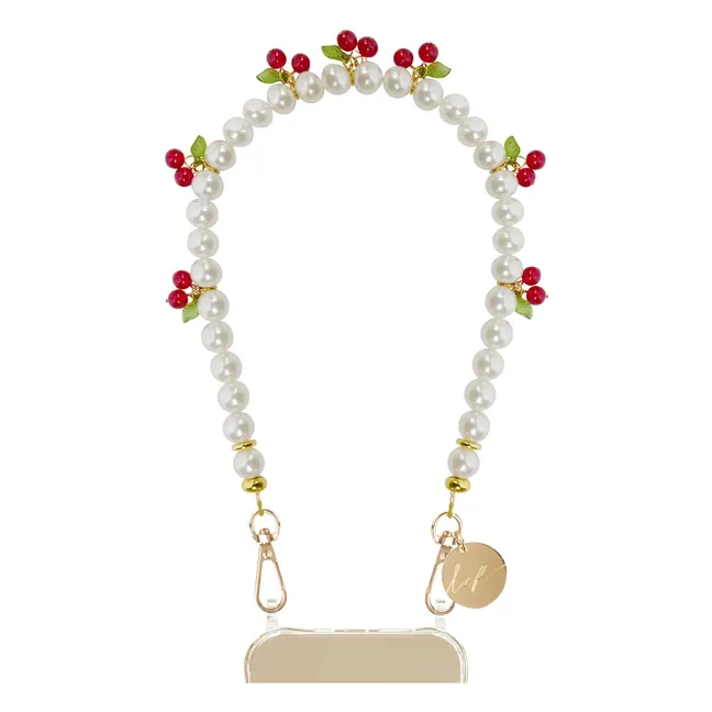 Chaine Courte Cherry | Blanc