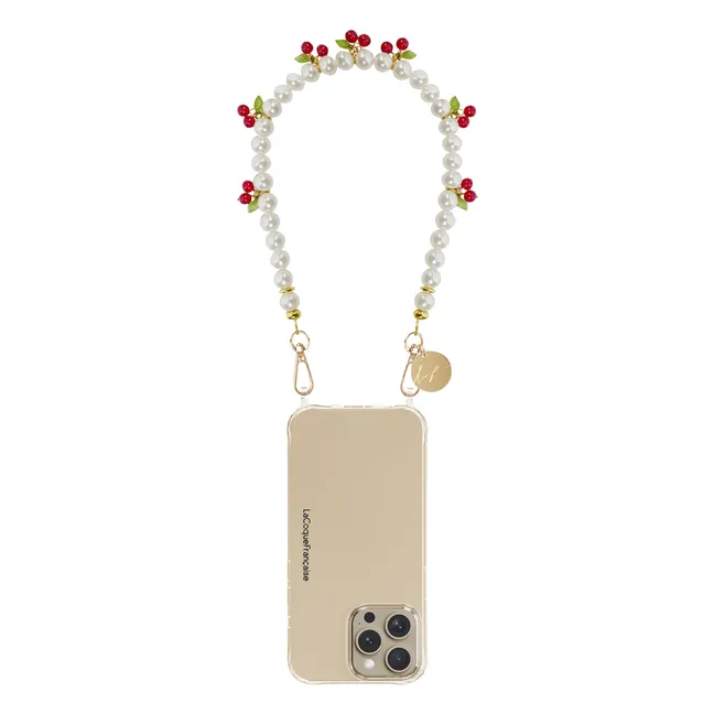 Chaine Courte Cherry | Blanc