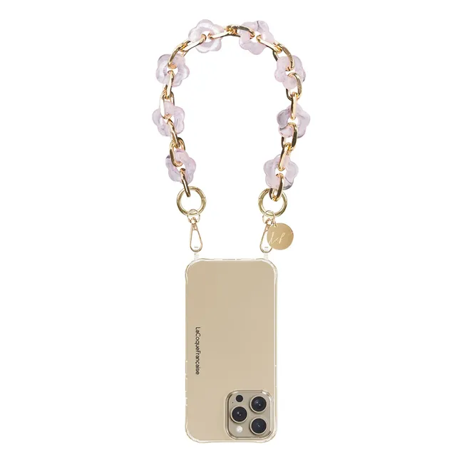 Chaine Courte Cassy Fleurs | Rose