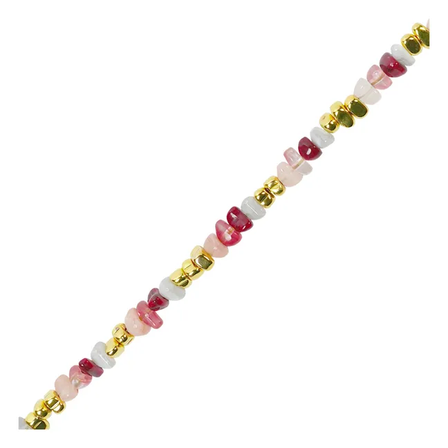 Liviya Long Chain | Burgundy
