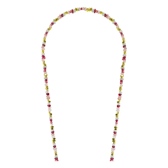 Liviya Long Chain | Burgundy