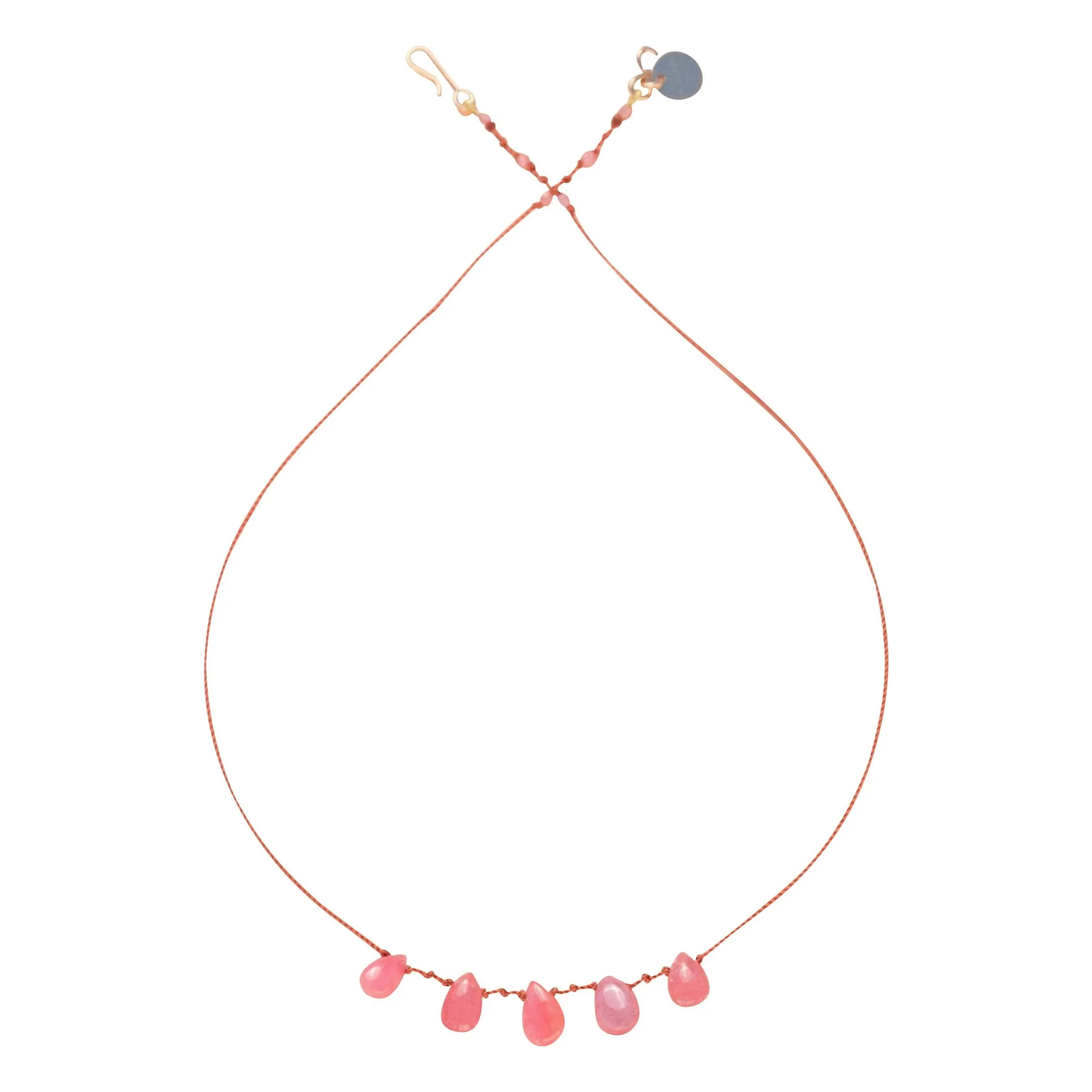 Ivarene Rhodochrosite Necklace 5 Drops