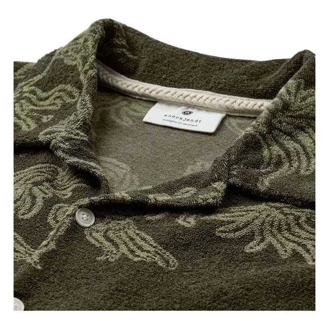 Akleander Frotte shirt | Dark green