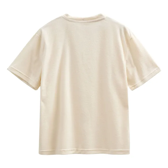 T-shirt Akvillads Frotte | Beige