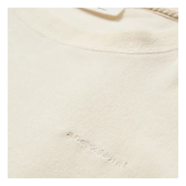 T-shirt Akvillads Frotte | Beige