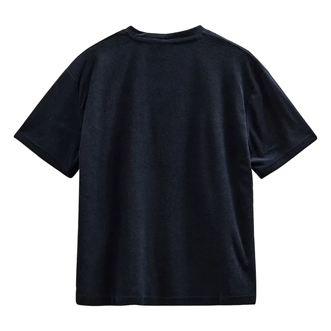 Camiseta Akvillads Frotte | Azul oscuro