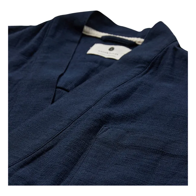 Kimono Manches Courtes Akjesper Twill | Bleu foncé