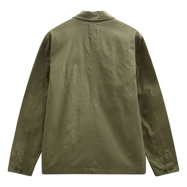 Akodin Cotton overshirt | Khaki