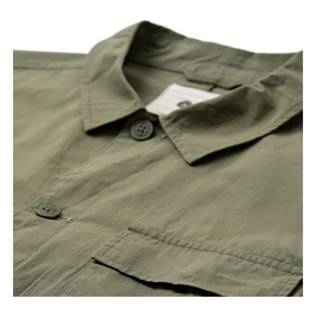 Akodin Cotton overshirt | Khaki